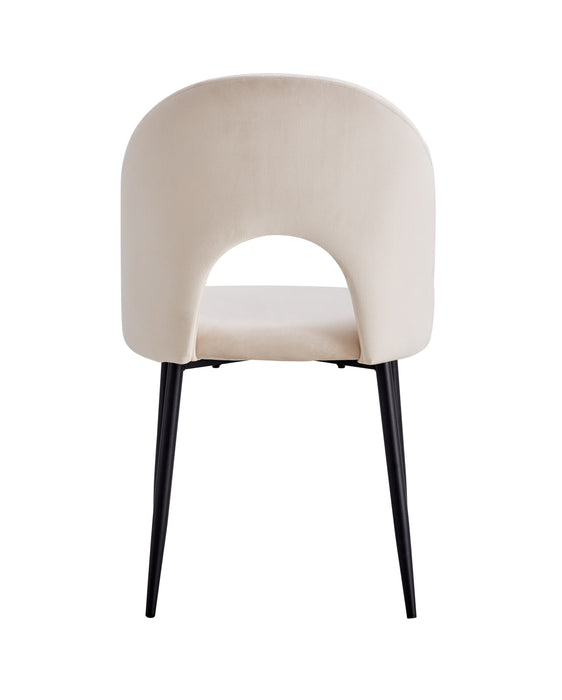 CHAISE TEDDY BEIGE PIED METAL NOIR - image 2