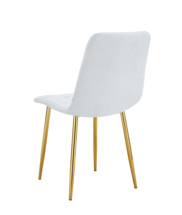CHAISE ELISA PIED GOLD SERGE GRIS - image 2