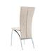 Chaise DUNA chrome velours beige beige