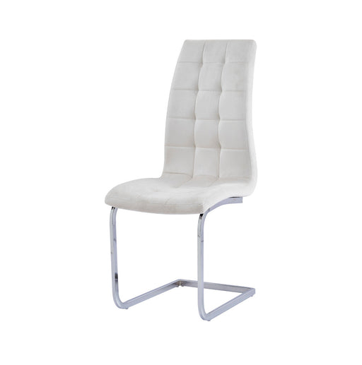 Chaise BELLA velours beige