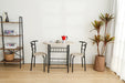 Ensemble table + 2 chaises CARRY Mdf l 80 cm - image 3