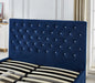 Lit 2 places 140x190 cm PRESTIGE velours sommier inclus - image 1