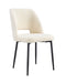 CHAISE AVA PIEDS METAL NOIR DOUDOU BEIGE - image 1