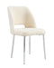 CHAISE AVA PIEDS CHROME DOUDOU BEIGE - image 2