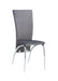 Chaise DUNA chrome velours beige gris