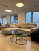 CANAPE ANGLE GAUCHE VELOURS BEIGE 265x200cm - image 2