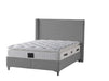LIT COFFRE VENUS COTELE GRIS 140X190CM - image 2
