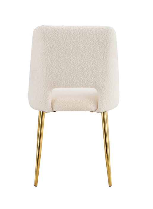 CHAISE AVA PIEDS GOLD DOUDOU BEIGE - image 3