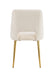 CHAISE AVA PIEDS GOLD DOUDOU BEIGE - image 3