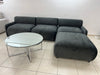 CANAPE OSLO VELOURS ANTHRACITE 285x185cm - image 1