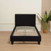 LIT MELBOURNE VELOURS NOIR 90X190CM - image 1