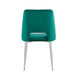 CHAISE AVA CHROME VELOURS VERT - image 3