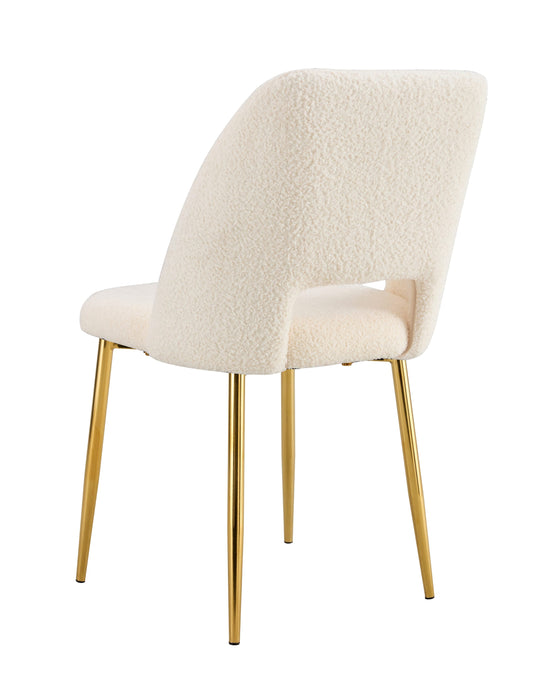 CHAISE AVA PIEDS GOLD DOUDOU BEIGE - image 2
