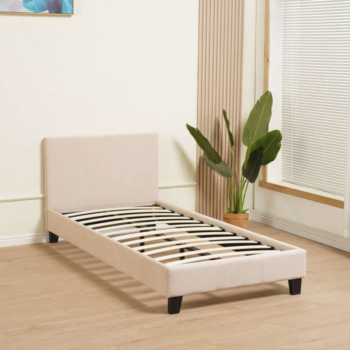 LIT MELBOURNE VELOURS BEIGE 90X190CM - image 3