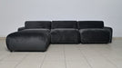 CANAPE OSLO VELOURS ANTHRACITE 285x185cm - image 3