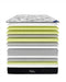 Matelas PLAZA à ressorts ensachés 140x190 cm épaisseur 30 cm - image 2