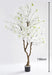 CERISIER ARTIFICIEL FLEUR BLANCHE POT ET GRAVIERS BLANCS INCLUS 190CM - image 2