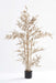 PLANTE ARTIFICIELLE BAMBOU DORE POT INCLUS 120CM - image 1
