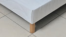 SOMMIER TAPISSIER 140x190 cm + PIEDS OFFERTS - image 4