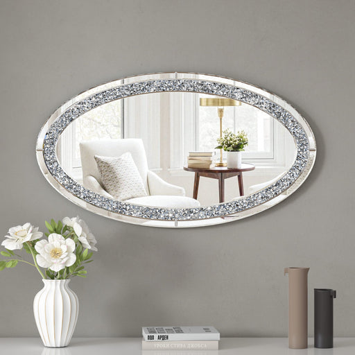 MIRROR MURAL OVAL EN MDF COLLECTION ECLAT
