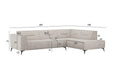 SIENNA ANGLE GAUCHE VELOURS ANTHRACITE - image 1