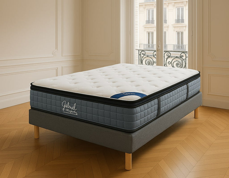 MATELAS A RESSORTS ENSACHES LE CONCORDE 90X190X25cm