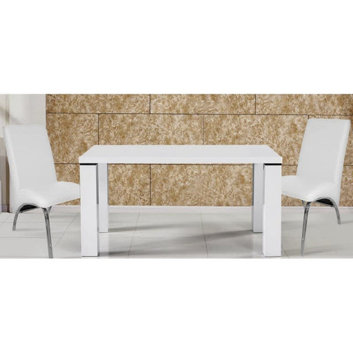 TABLE REPAS SIMPLY BLANC 150x90x75 cm