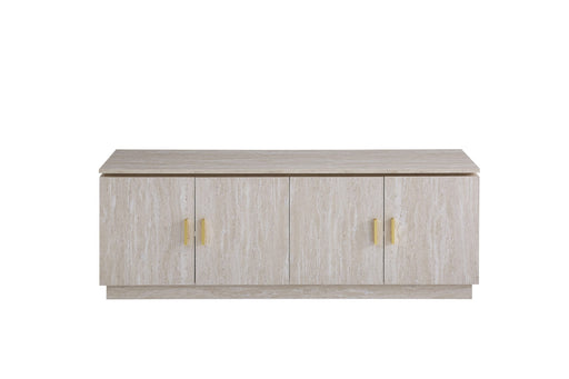 MEUBLE TV BAIETA MDF EFFET TRAVERTIN 160CM