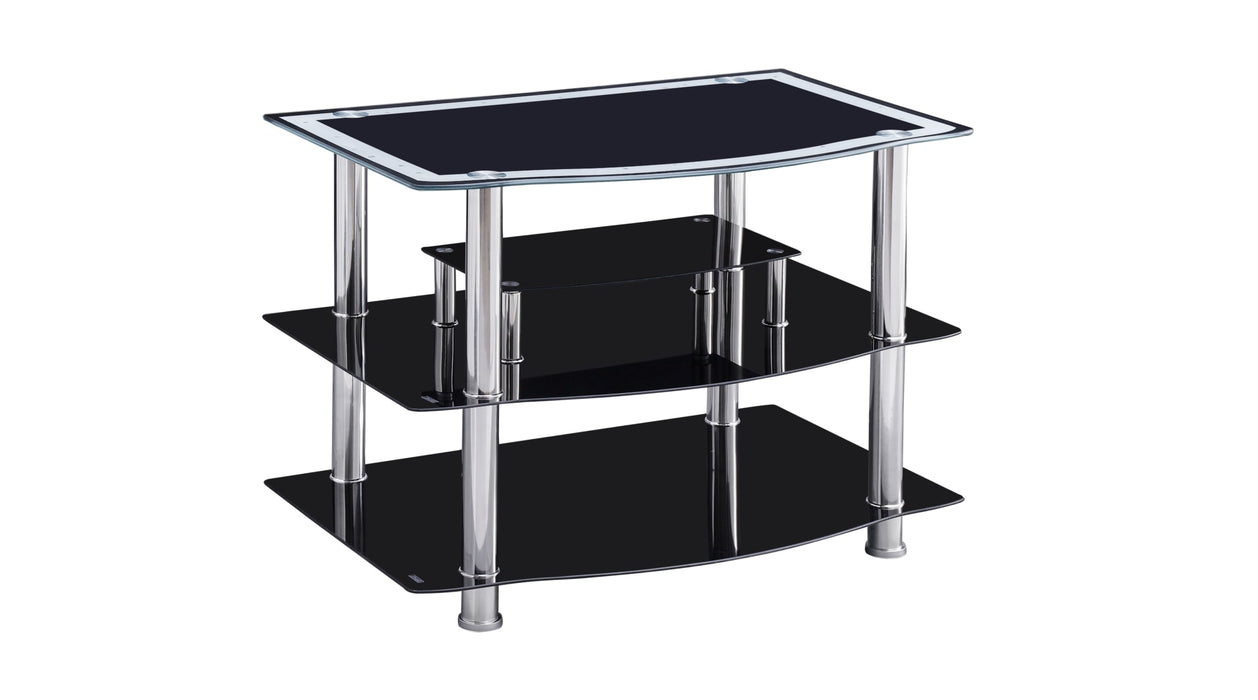 MEUBLE TV EDOUARD NOIR 90x60x65 cm