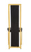 Lot de chaises Dana simili cuir contour Gold - image 2