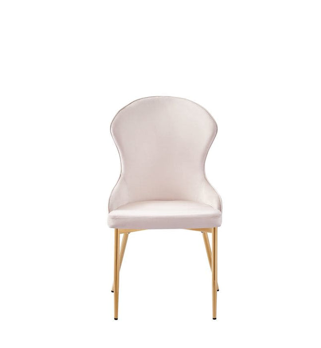 CHAISE HILTON GOLD VELOURS BEIGE - image 1