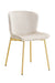 CHAISE ELEN PIED GOLD VELOURS ECRU - image 1