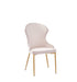 CHAISE HILTON GOLD VELOURS BEIGE - image 2
