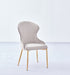 CHAISE HILTON GOLD VELOURS MOKA - image 1