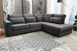 CANAPE BRISTOL ANGLE DROIT OLD VELOURS GRIS 316x230cm - image 1
