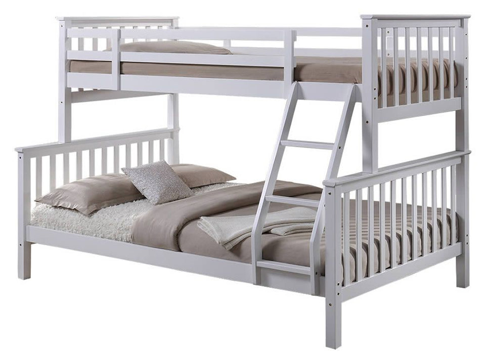 LIT SUPERPOSÉ BOB BLANC 90X190cm + 140X190cm