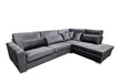 CANAPE BRISTOL ANGLE DROIT MARA ANTHRACITE 316x230cm - image 1