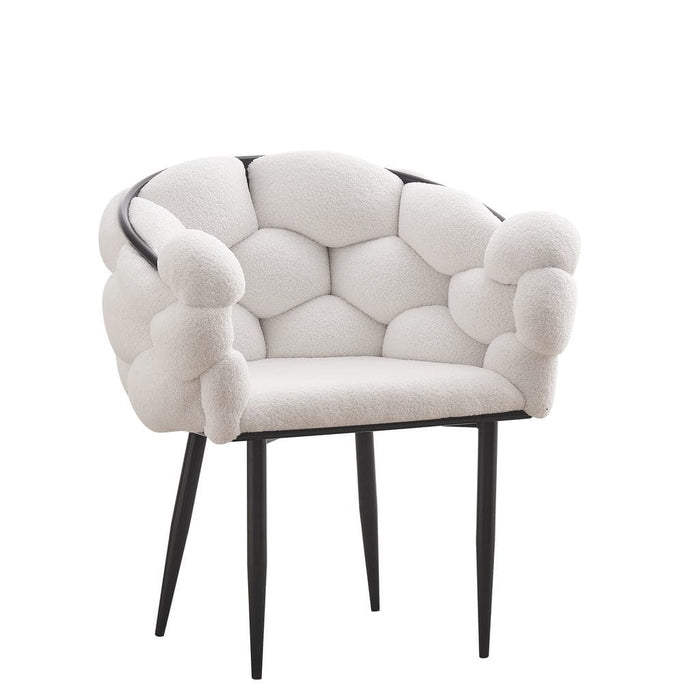 CHAISE BALLON DOUDOU PIED METAL NOIR - image 2