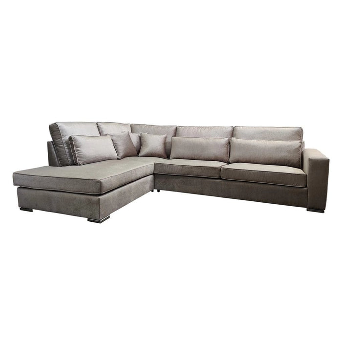 CANAPE BRISTOL ANGLE GAUCHE MARA GREIGE 316x230cm - image 1