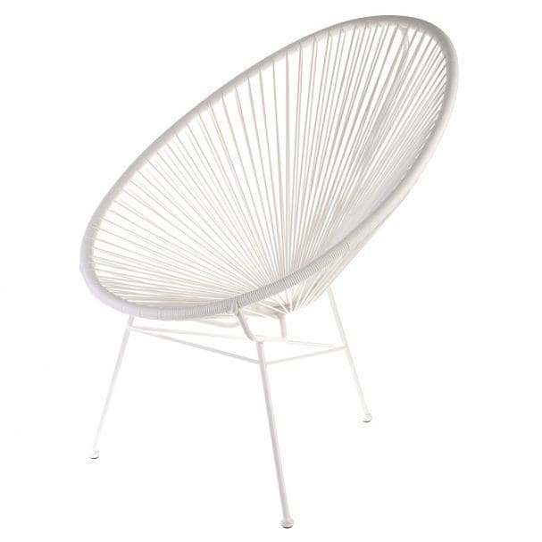 FAUTEUIL ACAPULCO BLANC - image 1